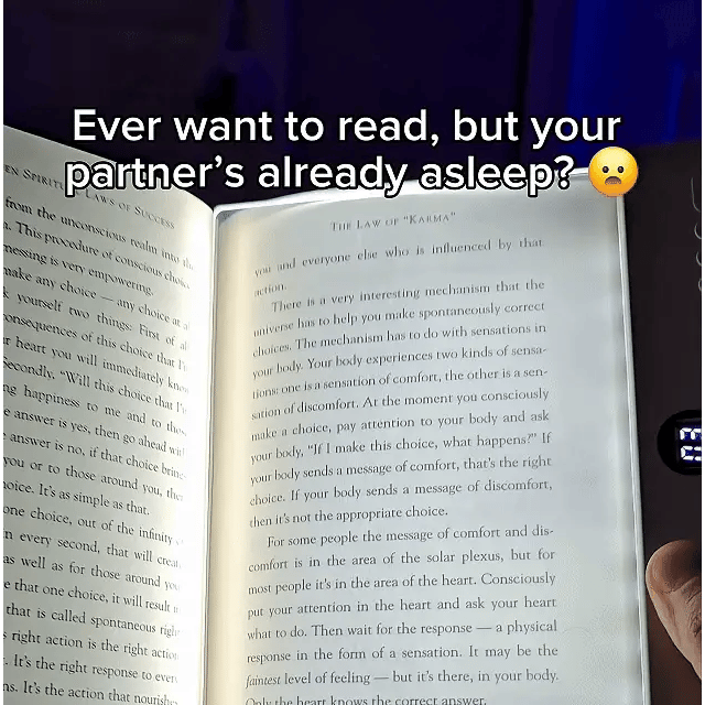 NooriLight™ - Pestaña de Luz LED para Libros
